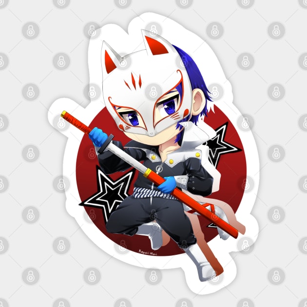 Persona 5: Chibi Fox Sticker by KoyukiMori